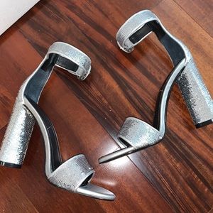 Kendall + Kylie Gisel sparkly heels